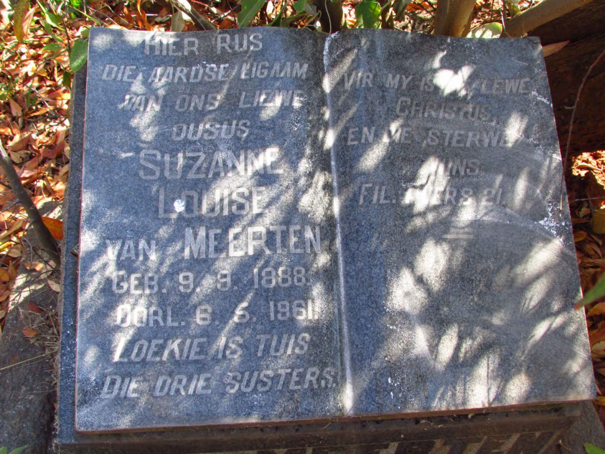MEERTEN Suzanne Louise, van 1888-1961