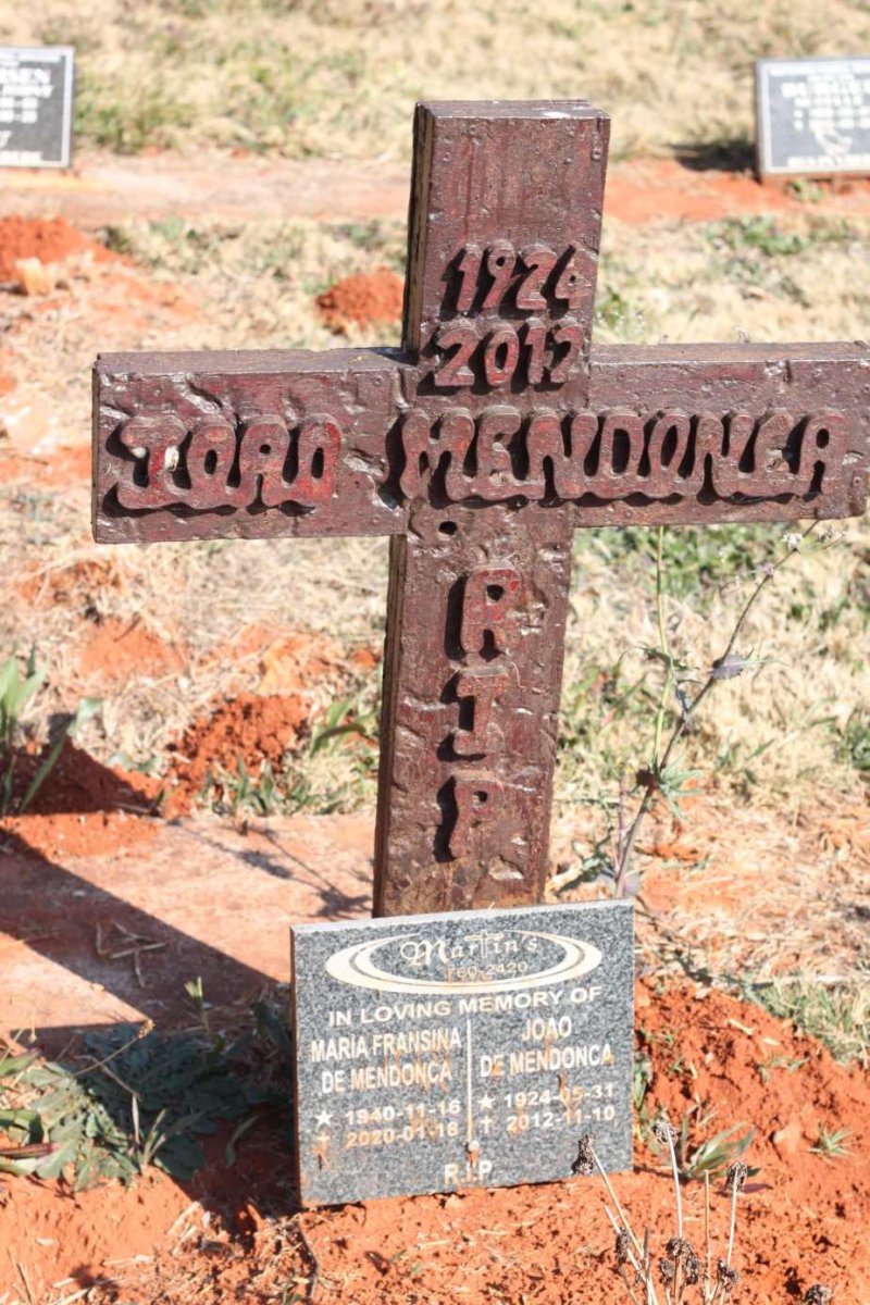 MENDONCA Joao, de 1924-2012 &amp; Maria Fransina 1940-2020