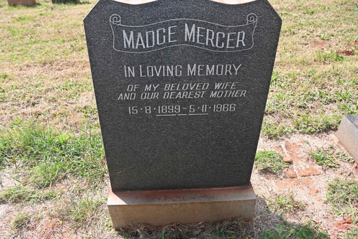 MERCER Madge 1899-1966