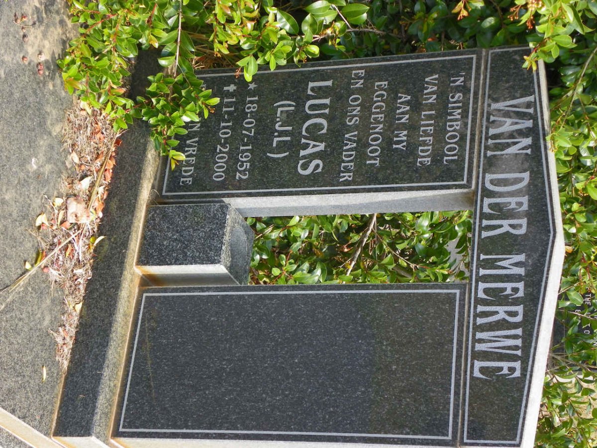 MERWE L.J.L., van der 1952-2000