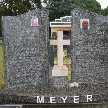 MEYER Sheila 1938-2001 :: MEYER ? 1964-1993 :: MEYER Paul 1965-2017 :: MEYER Angelo