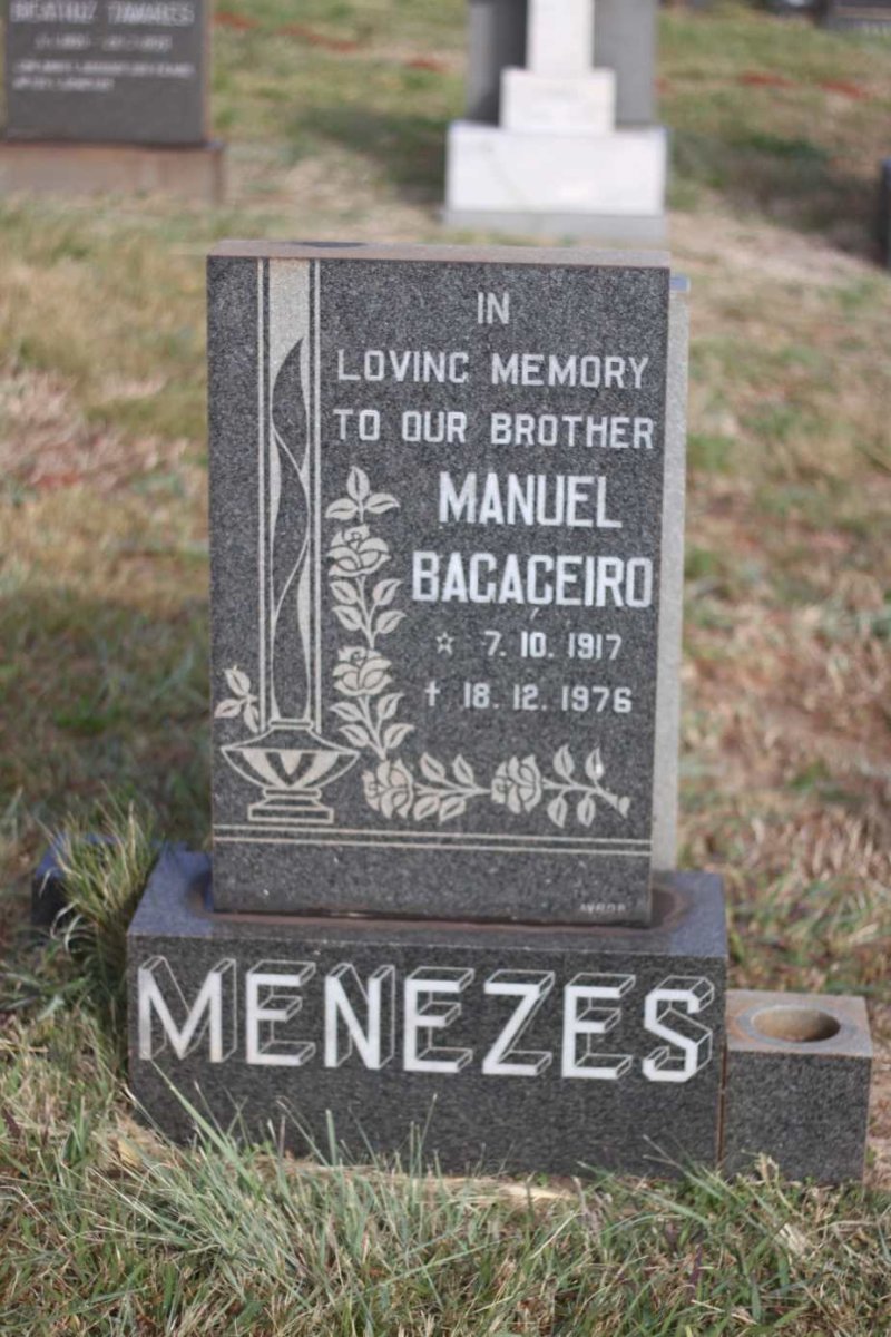 MENEZES Manuel Bagaceiro 1917-1976