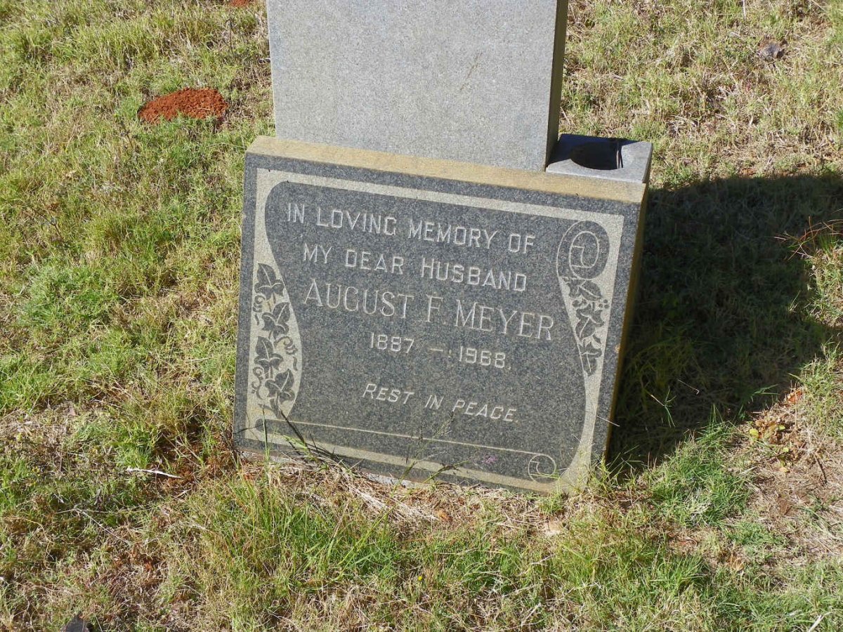 MEYER August F. 1887-1968