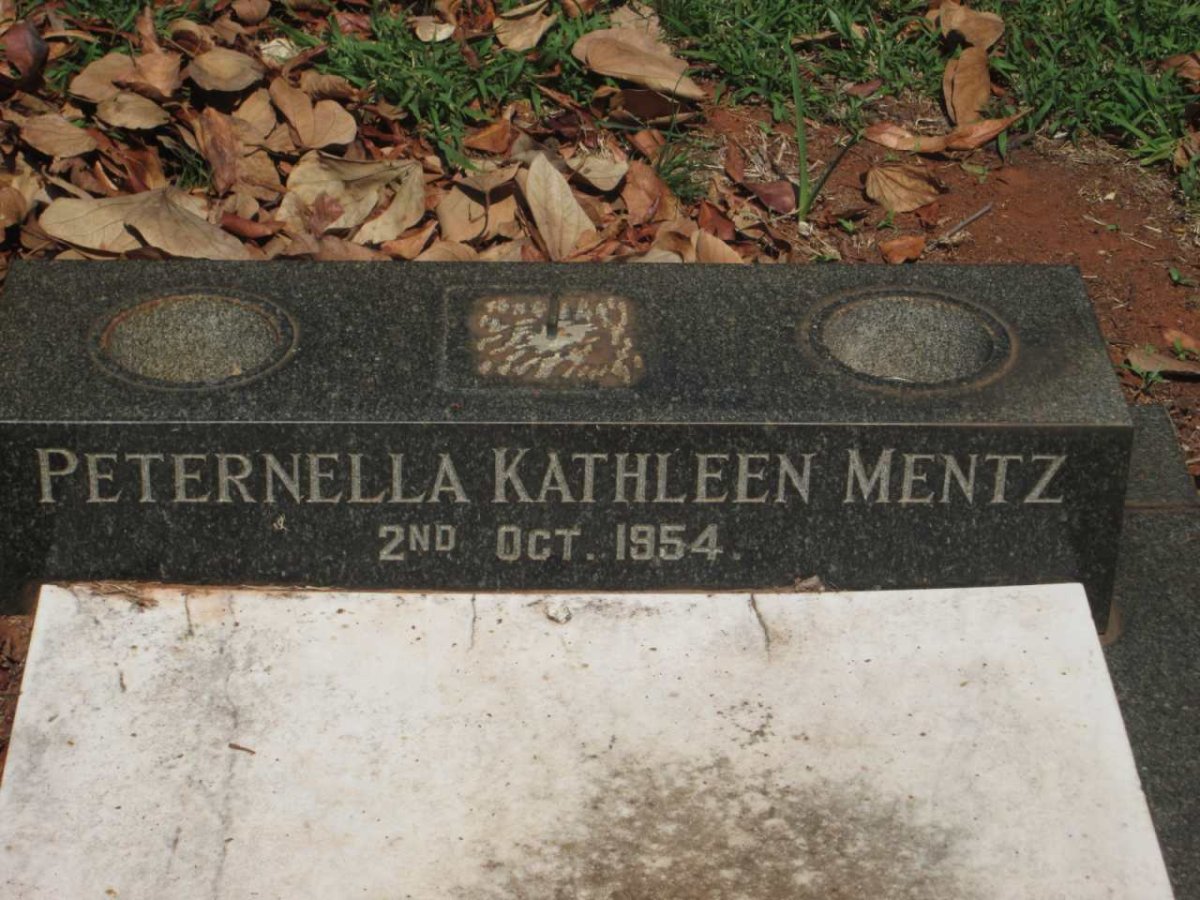 MENTZ Peternella Kathleen -1954