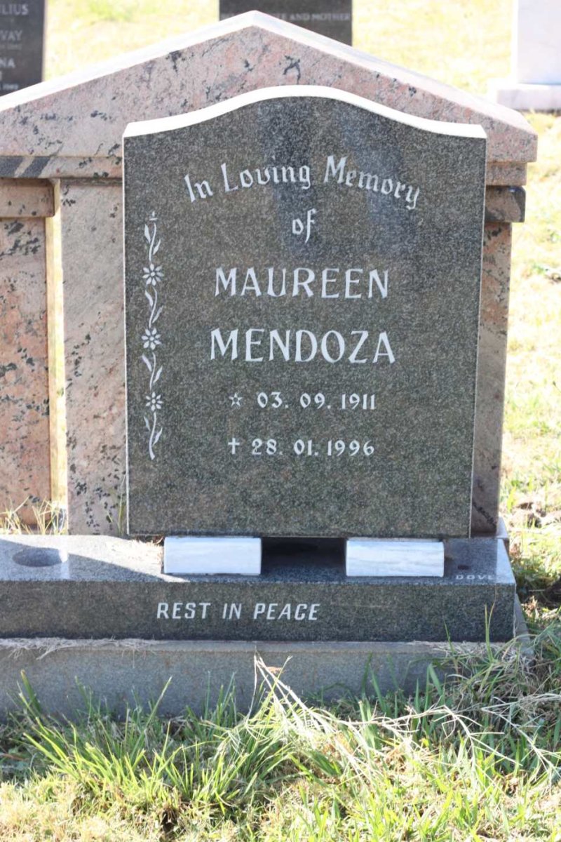 MENDOZA Maureen 1911-1996