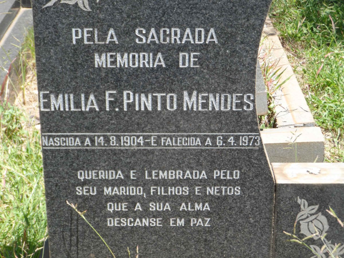 MENDES Emilia F. Pinto 1904-1973
