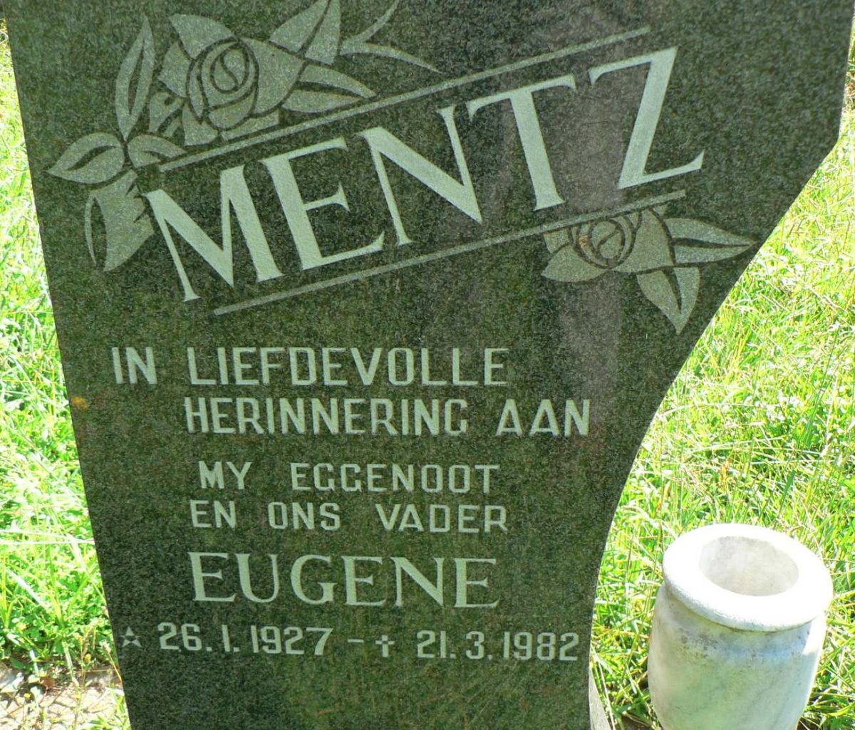 MENTZ Eugene 1927-1982