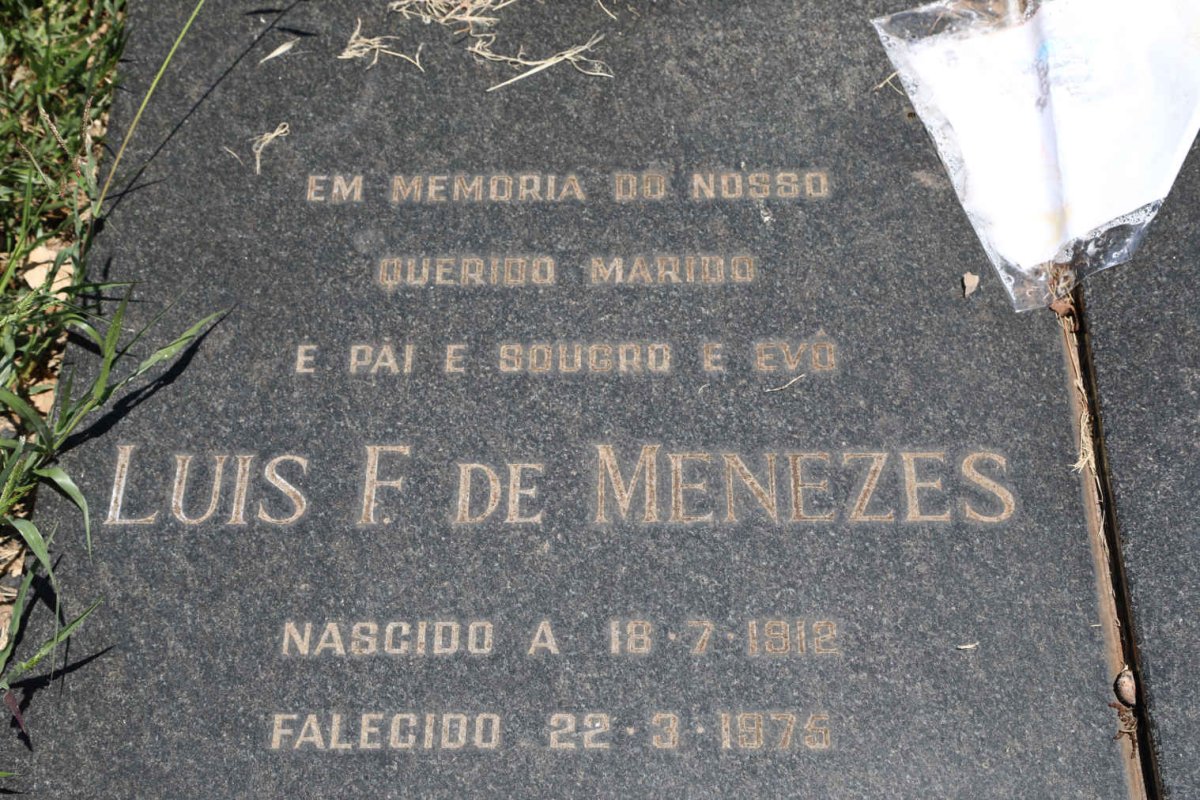 MENEZES Luis F., de 1912-1975 &amp; Eliza DA SILVA 1923-2002