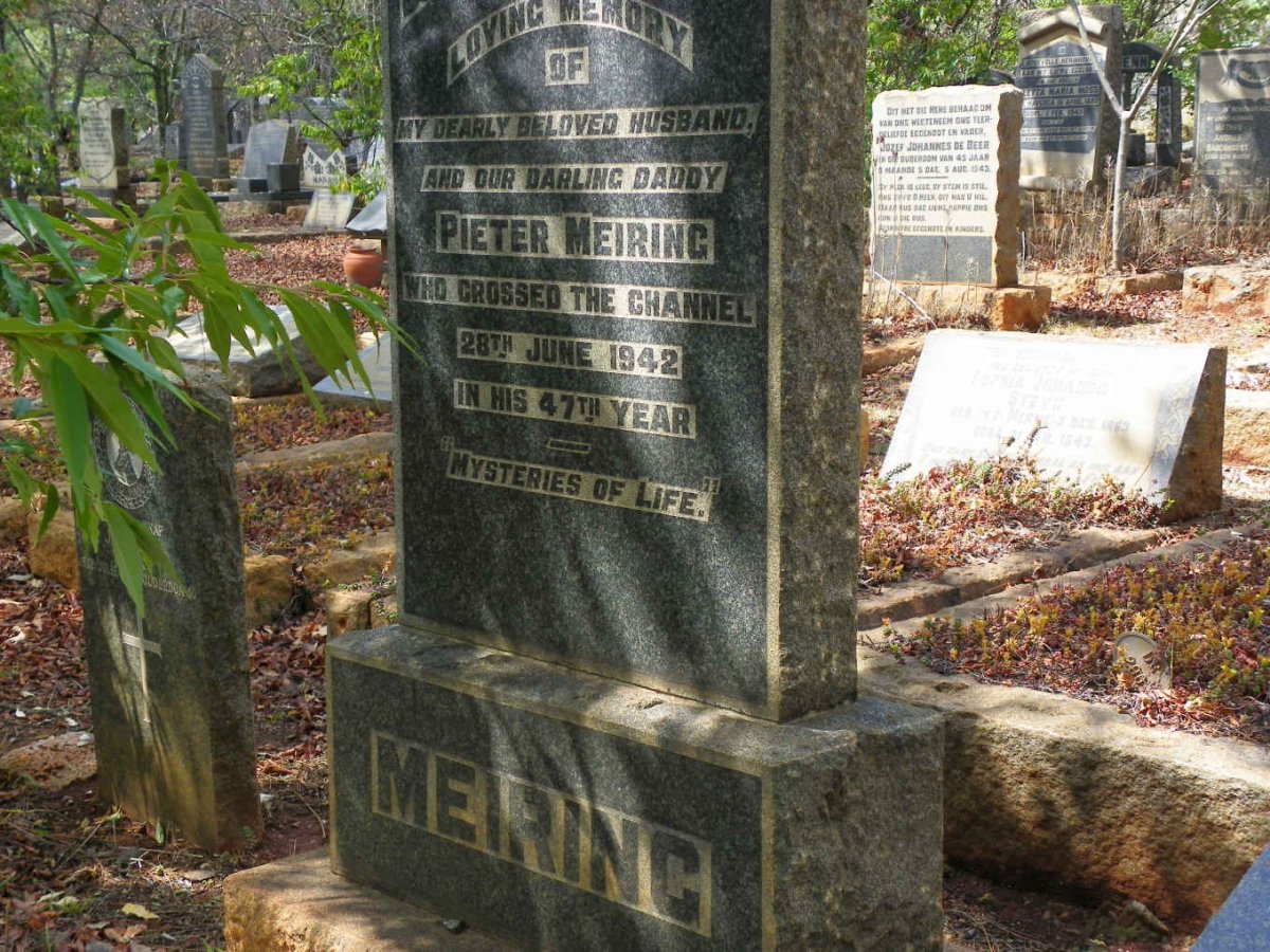 MEIRING Pieter -1942