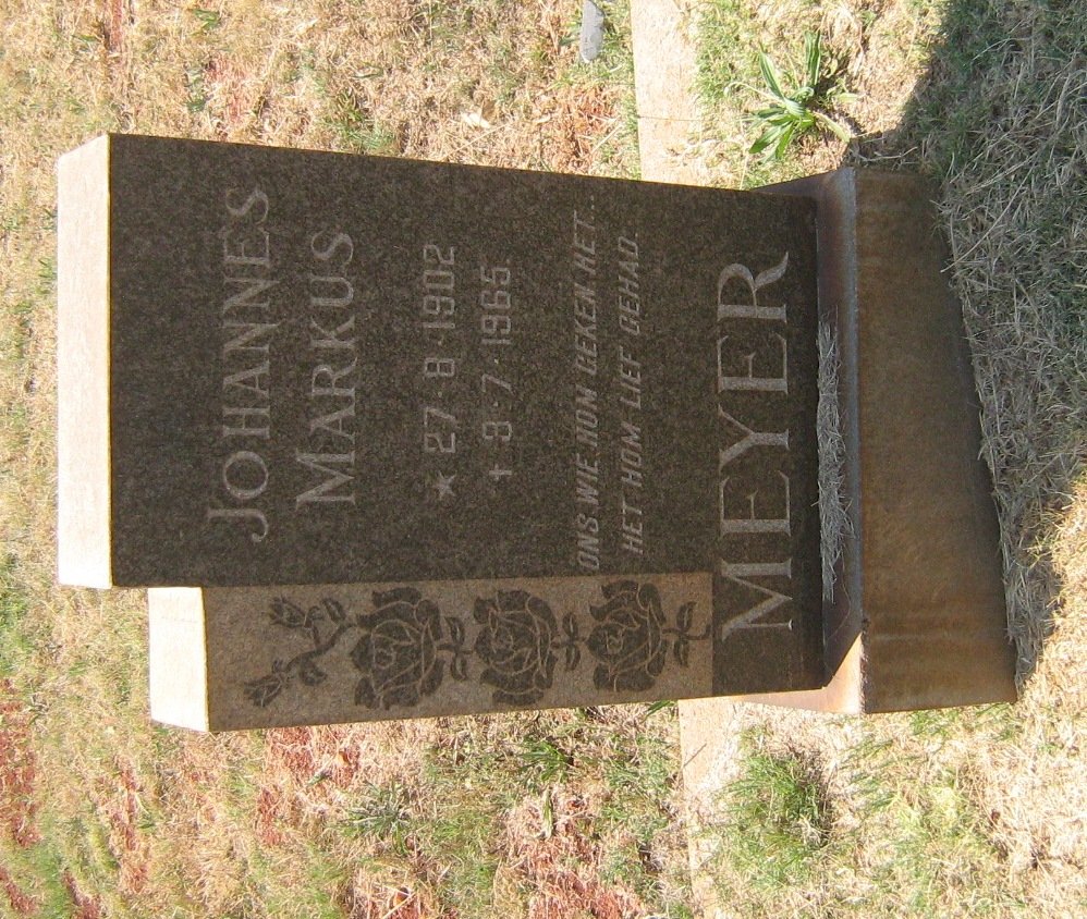 MEYER Johannes Markus 1902-1965