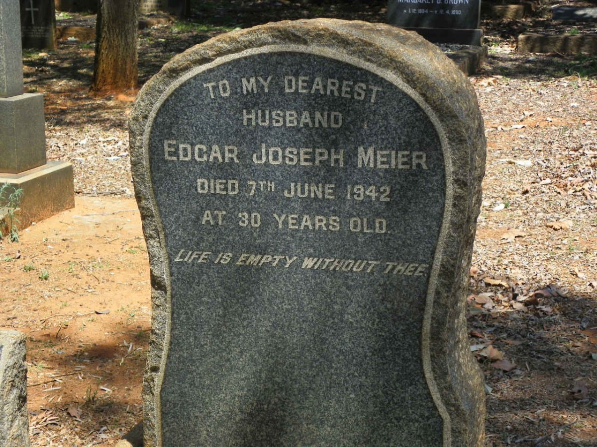 MEIER Edgar Joseph -1942