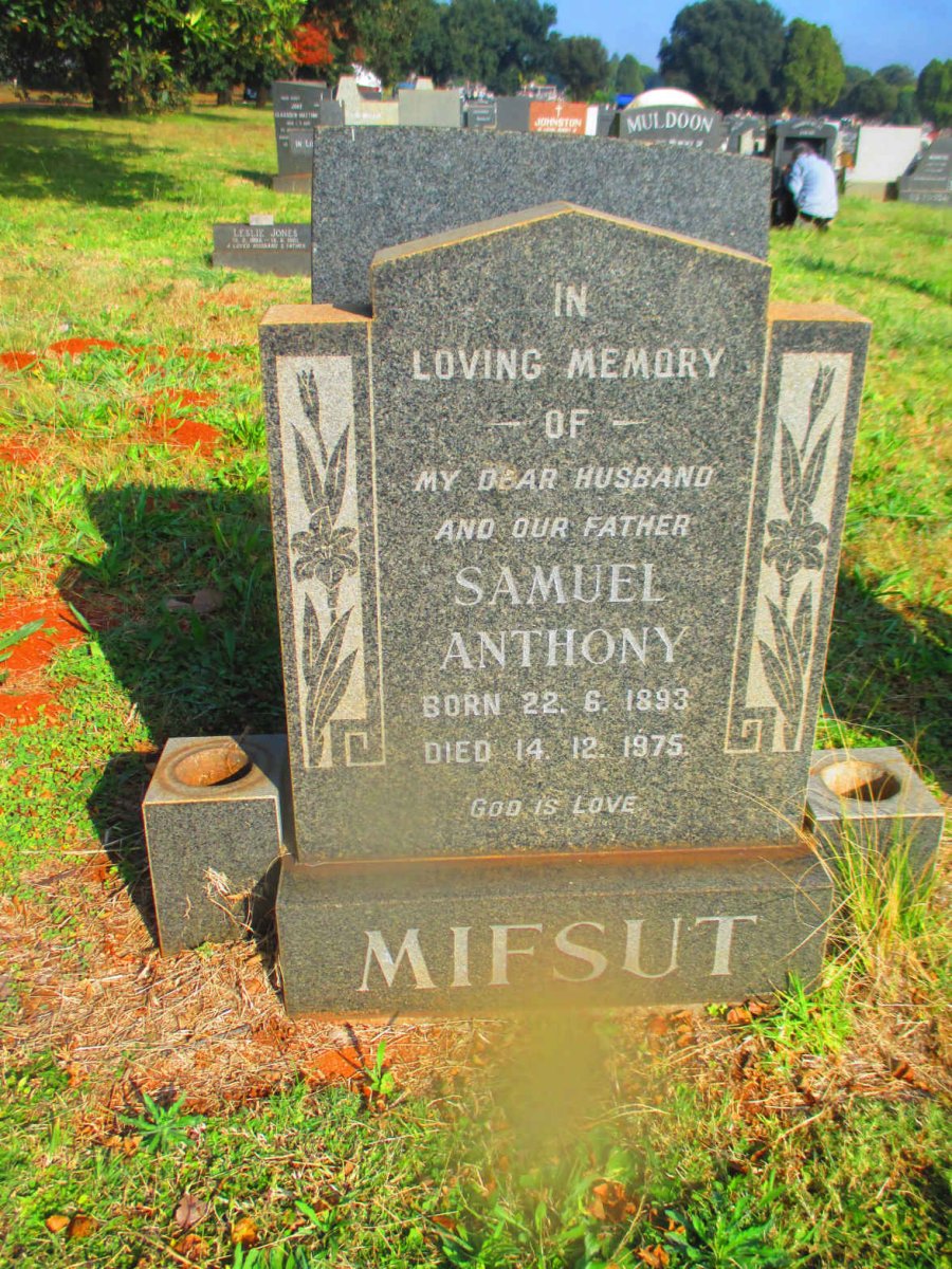MIFSUT Samuel Anthony 1893-1975