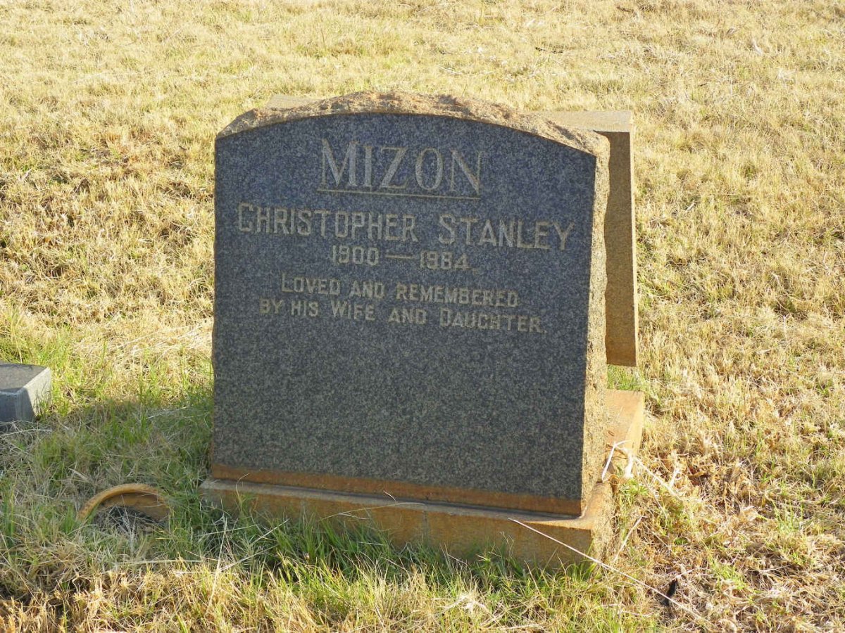 MIZON Christopher Stanley 1900-1964