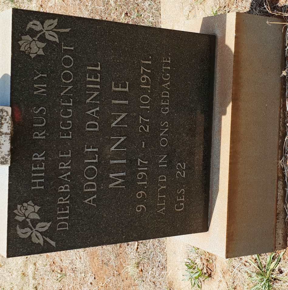 MINNIE Adolf Daniel 1917-1971