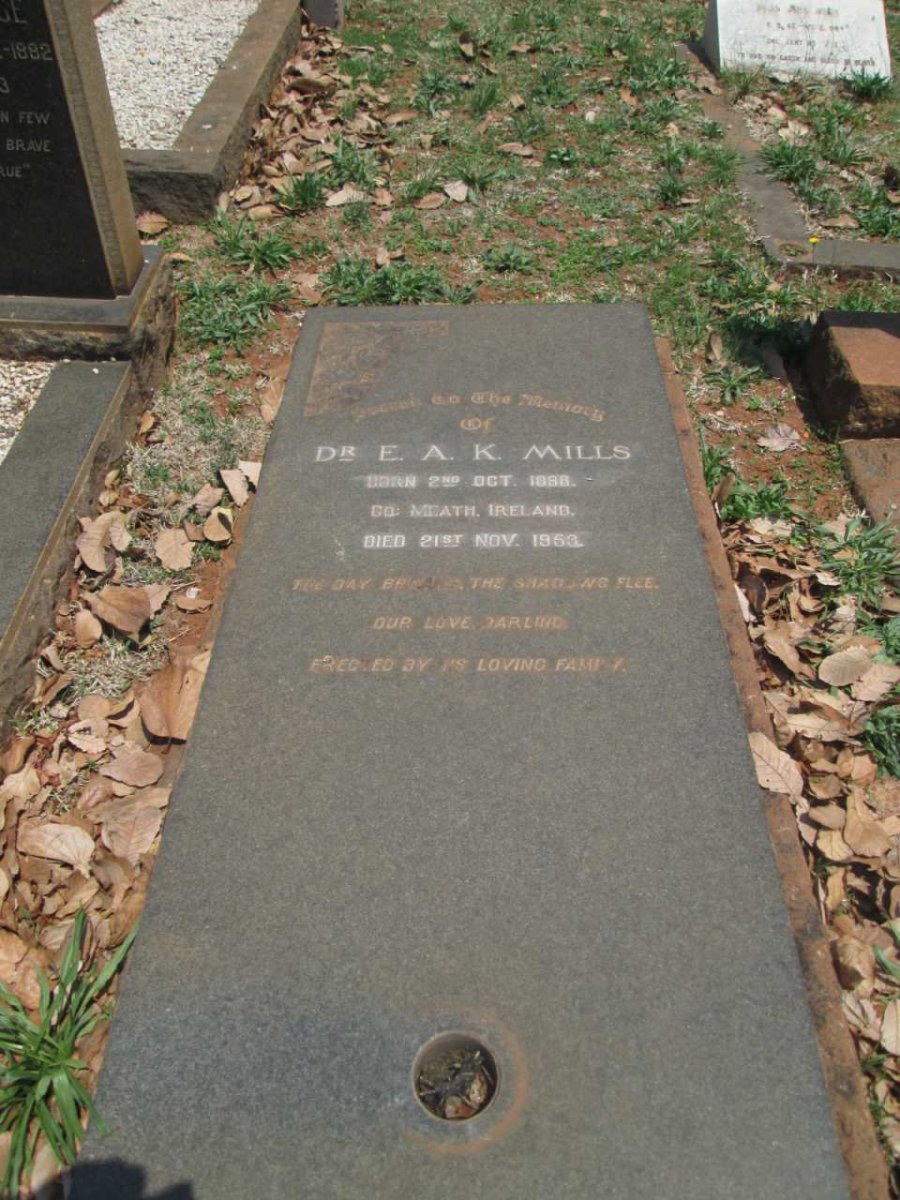 MILLS E.A.K. 1898-1953