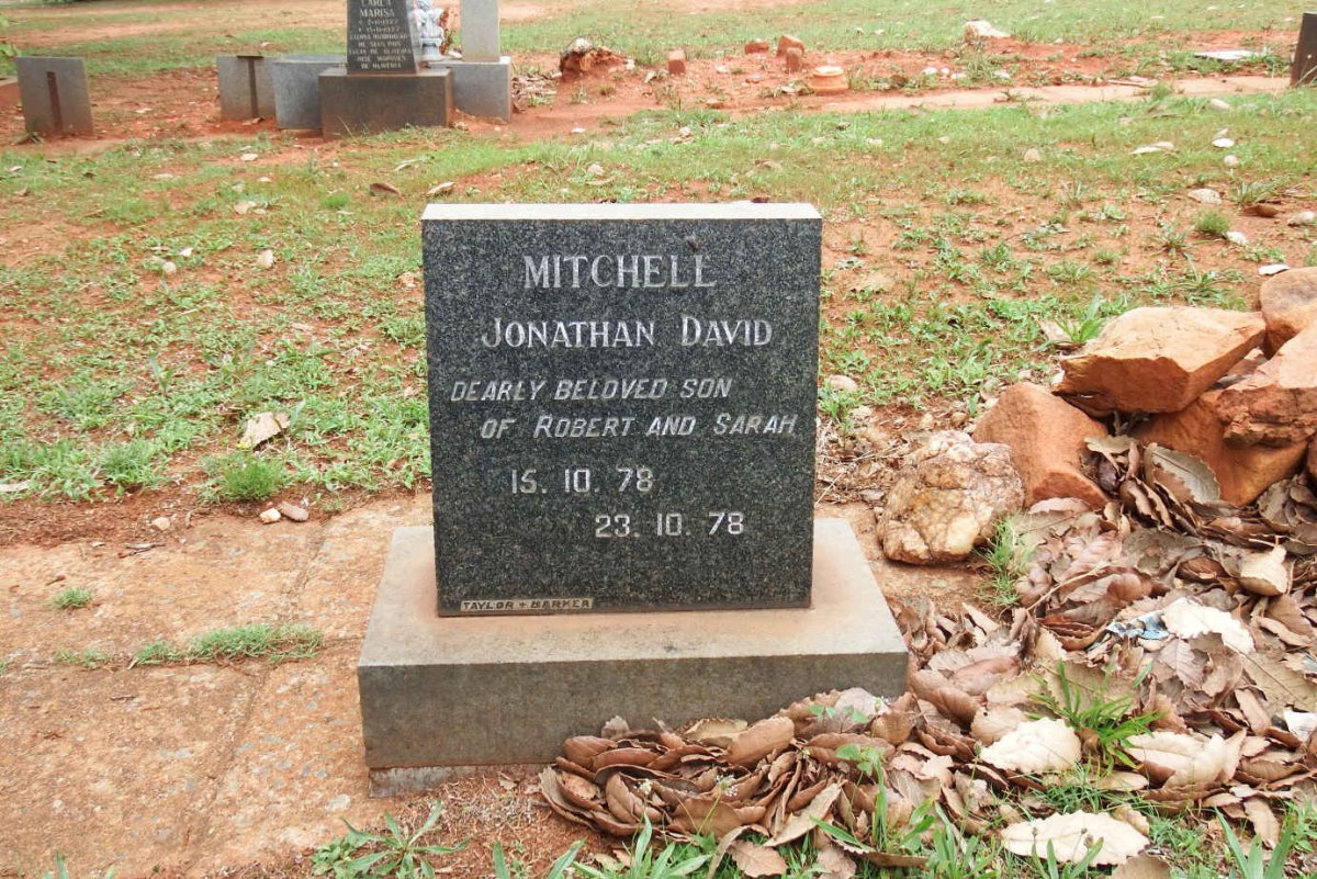 MITCHELL Jonathan David 1978-1978
