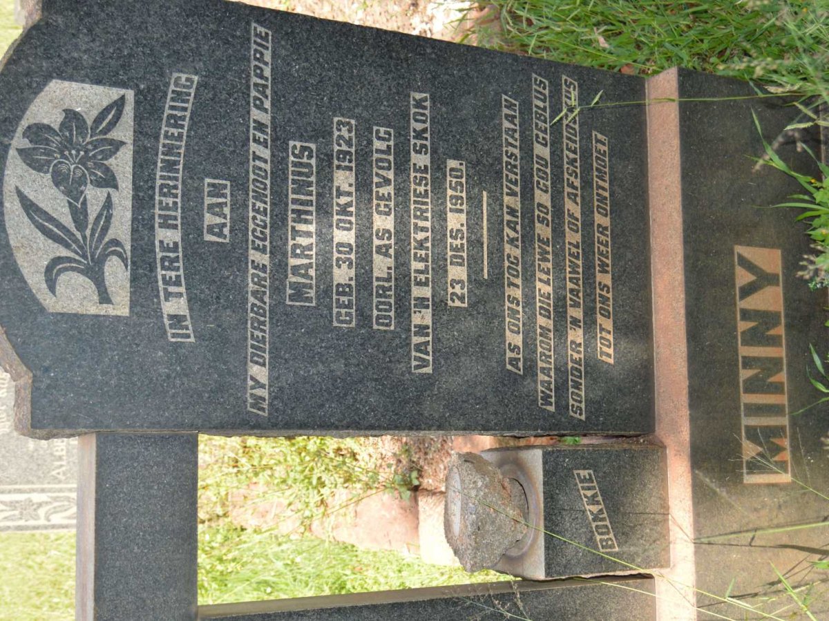 MINNY Marthinus 1923-1950