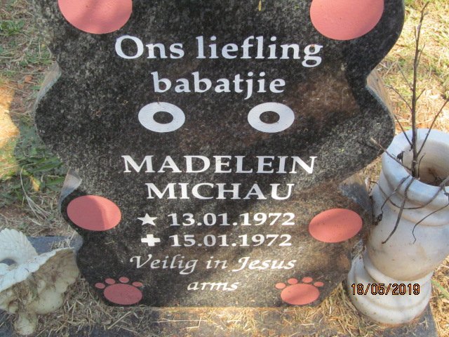MICHAU Madelein 1972-1972
