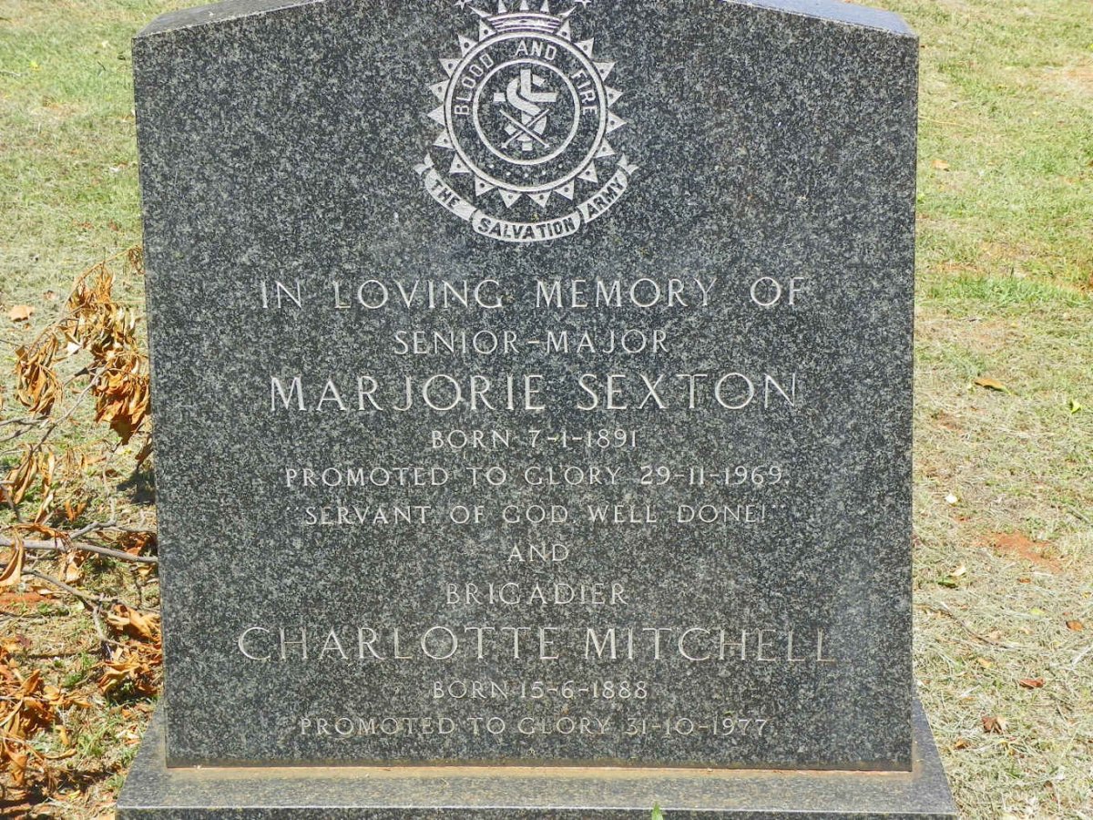 MITCHELL Charlotte 1888-1977 :: SEXTON Marjorie 1891-1969
