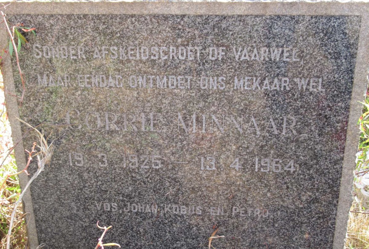 MINNAAR Corrie 1925-1964