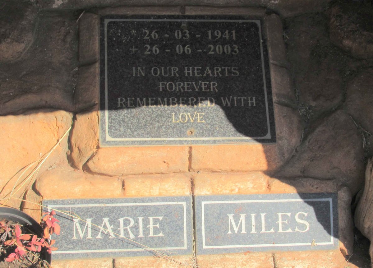 MILES Marie 1941-2003
