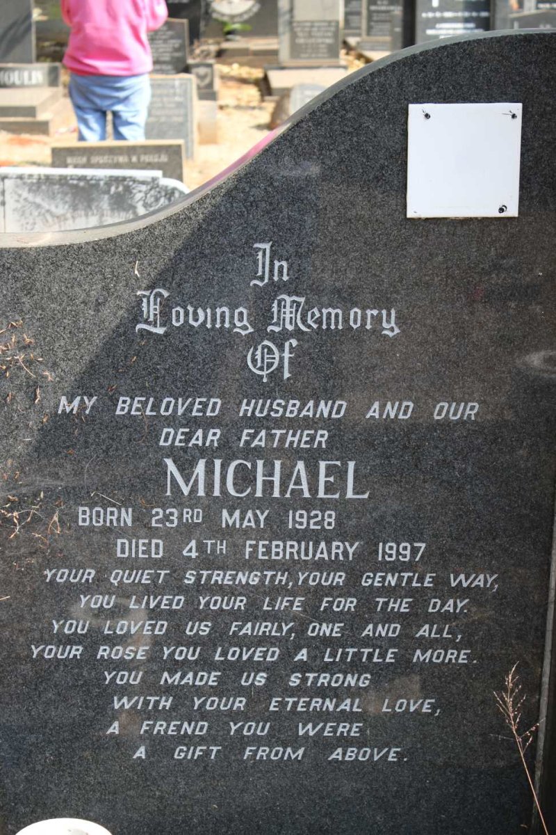 MICHAEL Antonio 1898-1963 &amp; Elsie 1902-1970 :: ? Michael 1928-1997 &amp; Rosa 1930-2005