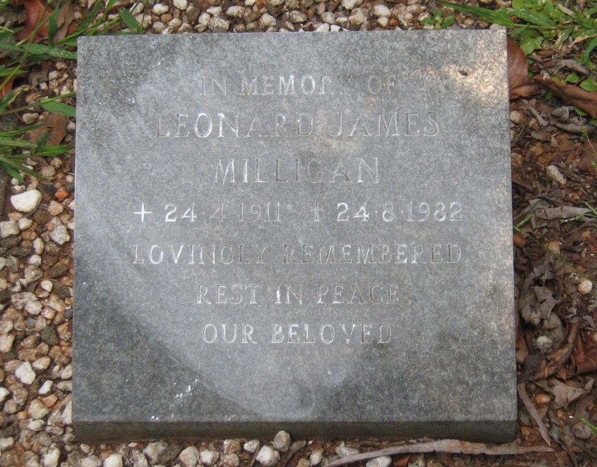 MILLIGAN Leonard James 1911-1982 &amp; Lawrie Emily 1912-1952 :: MILLIGAN Robert 1938-1980