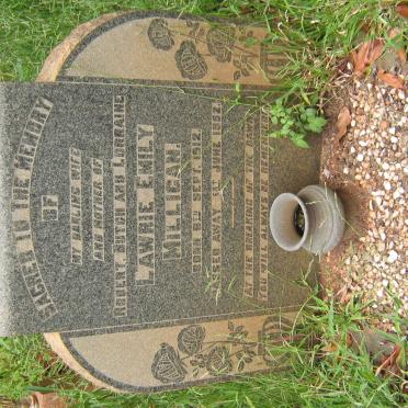 MILLIGAN Leonard James 1911-1982 &amp; Lawrie Emily 1912-1952 :: MILLIGAN Robert 1938-1980