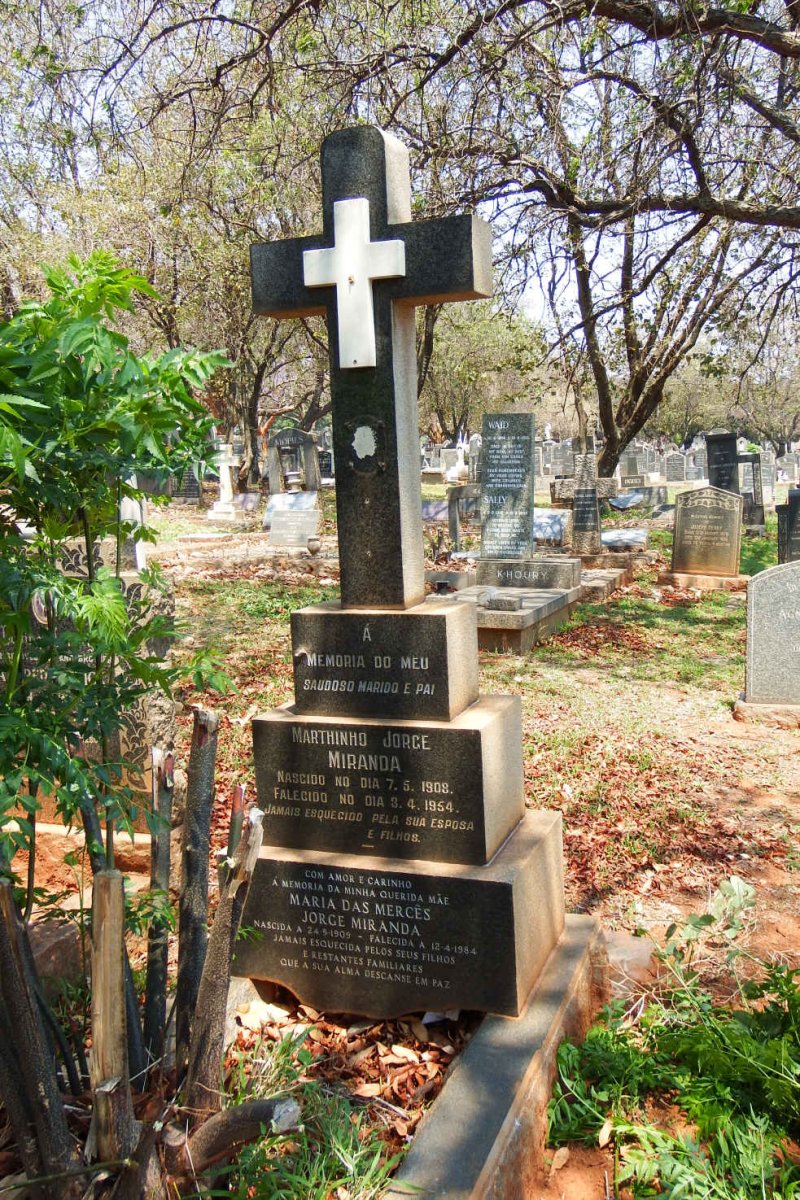 MIRANDA Marthinho, JORGE 1908-1954 &amp; Maria Das Merces 1909-1984