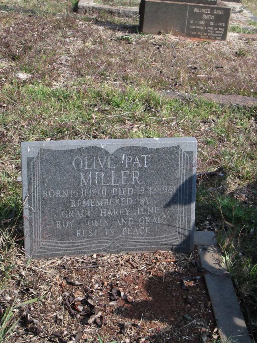 MILLER Olive Pat 1901-1961