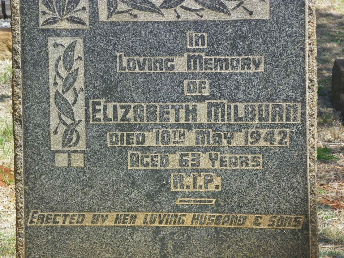 MILBURN Elizabeth -1942