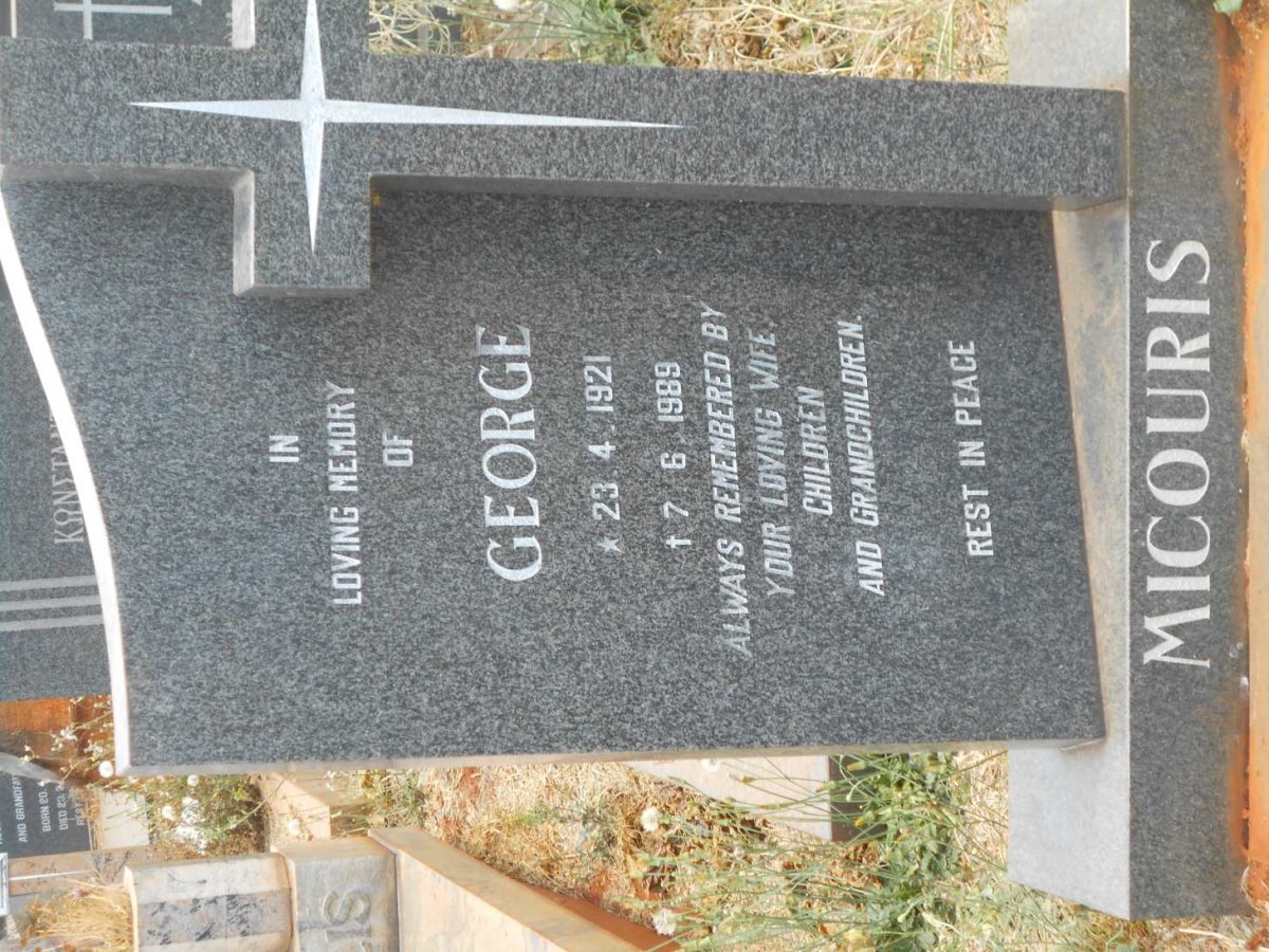 MICOURIS George 1921-1989