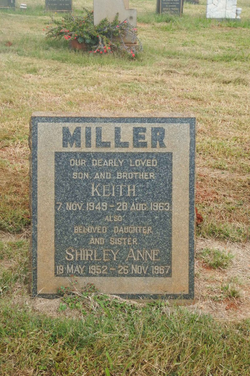 MILLER Keith 1949-1963 :: MILLER Shirley Anne 1952-1967