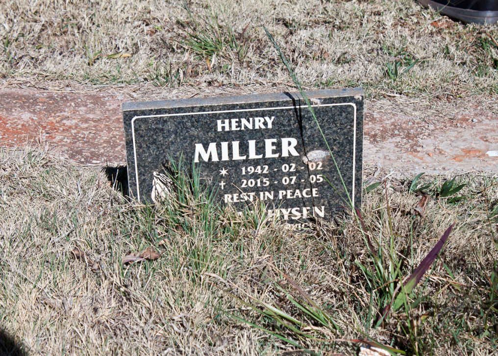 MILLER Henry 1942-2015