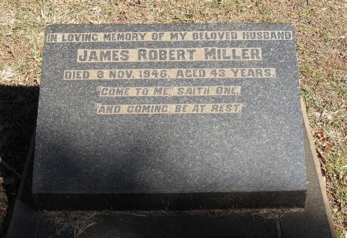 MILLER James Robert -1946