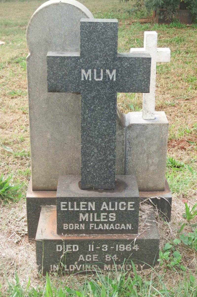 MILES Ellen Alice nee FLANAGAN -1964
