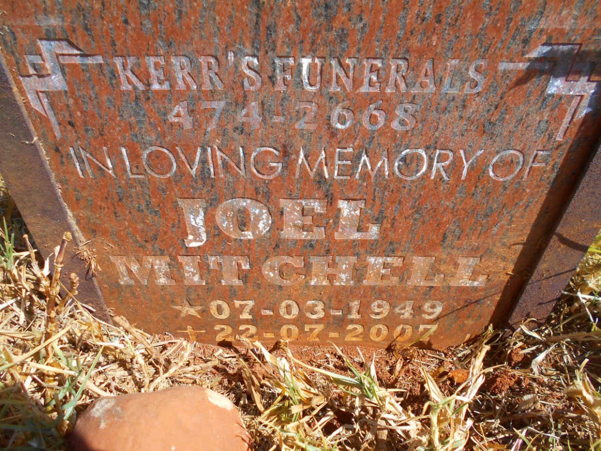 MITCHELL Joel 1949-2007