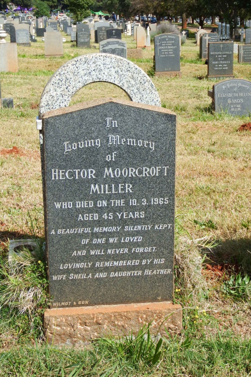 MILLER Hector Moorcroft -1965