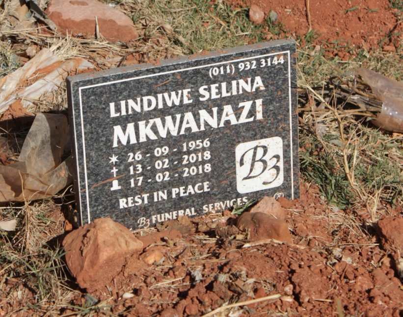 MKWANAZI Lindiwe Selina 1956-2018