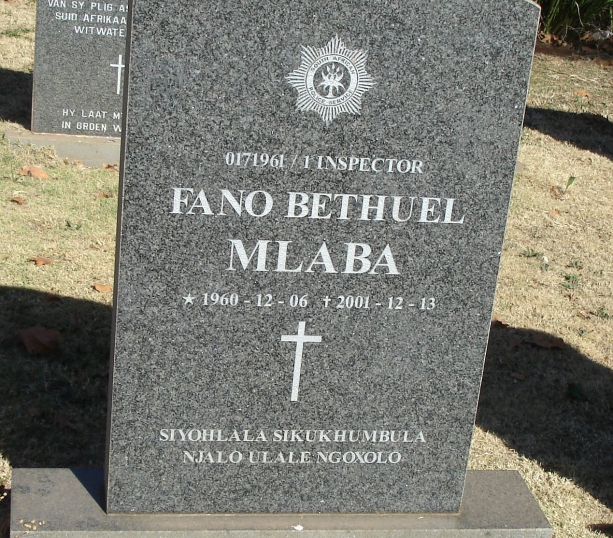 MLABA Fano Bethuel 1960-2001