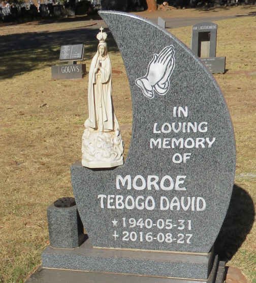 MOROE Tebogo David 1940-2016