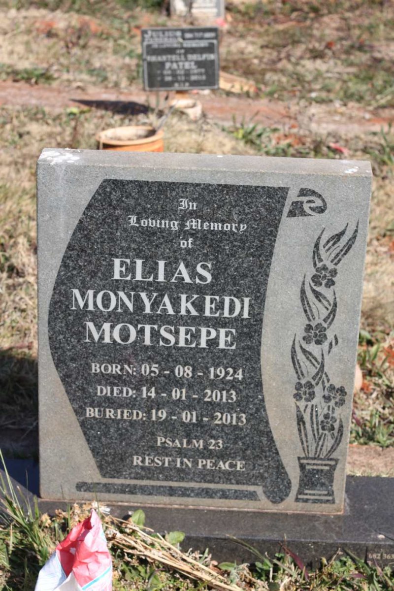 MOTSEPE Elias Monyakedi 1924-2013