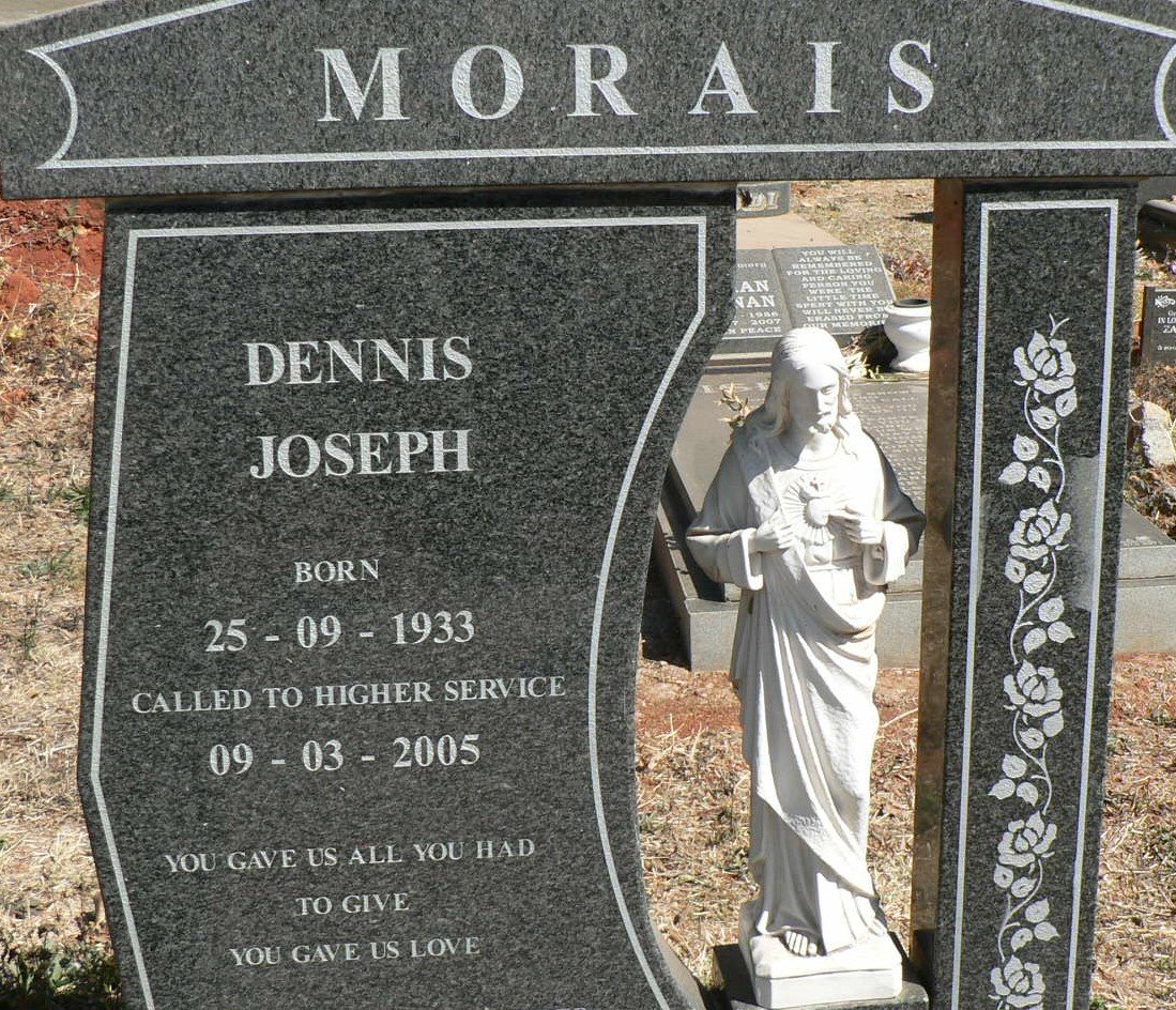 MORAIS Dennis Joseph 1933-2005