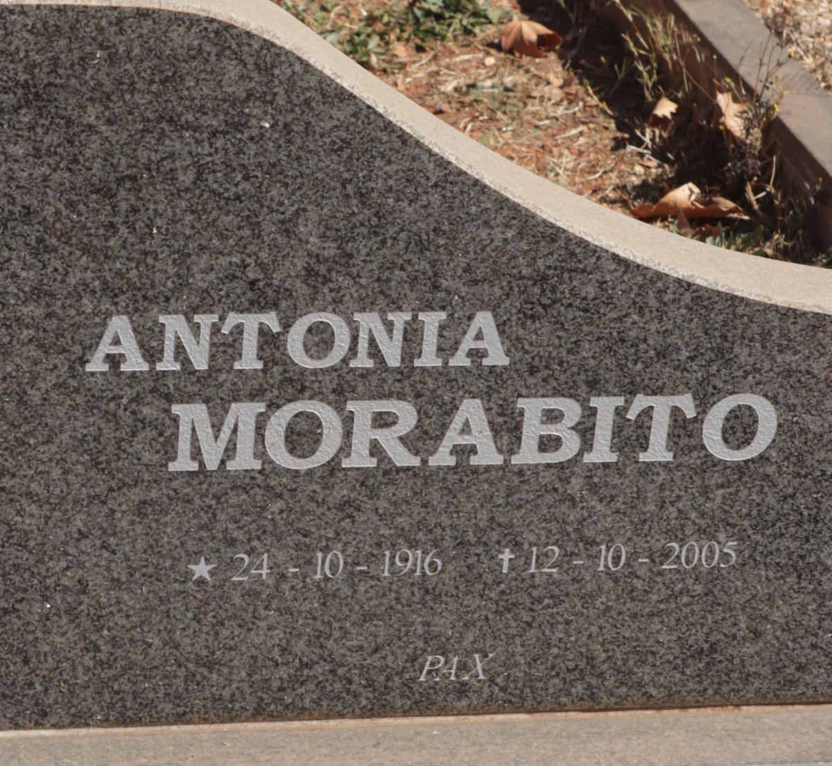 MORABITO Antonia 1916-2005