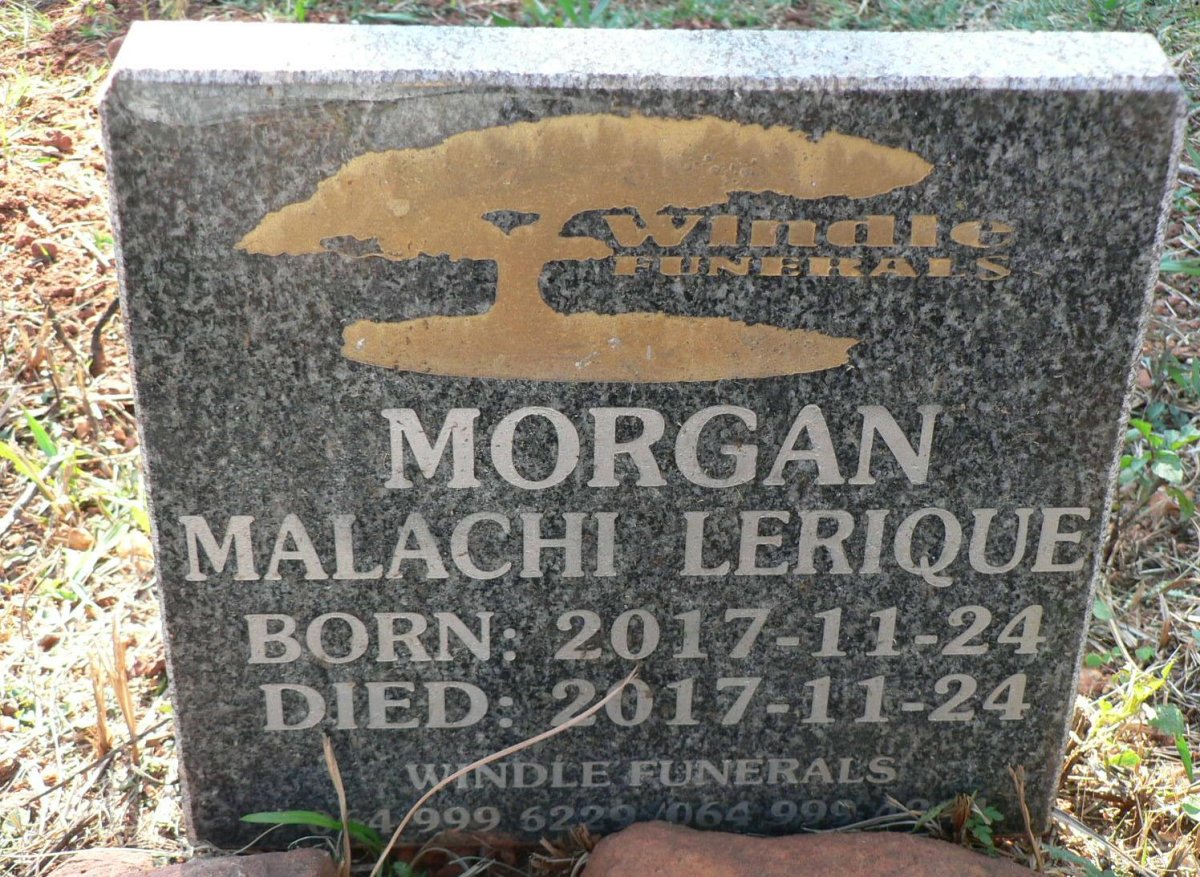 MORGAN Malachi Lerique 2017-2017