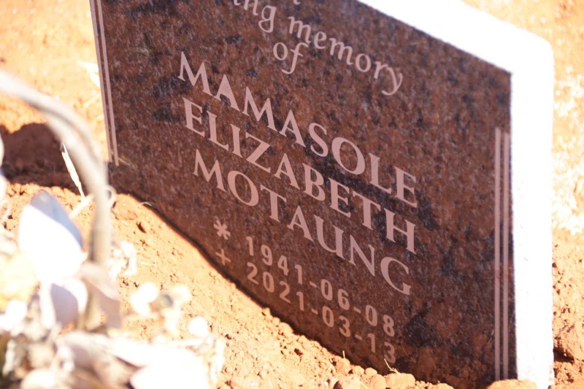 MOTAUNG Mamasole Elizabeth 1941-2021