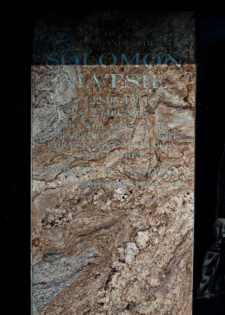 MOREWA Solomon Matsie 1944-2005