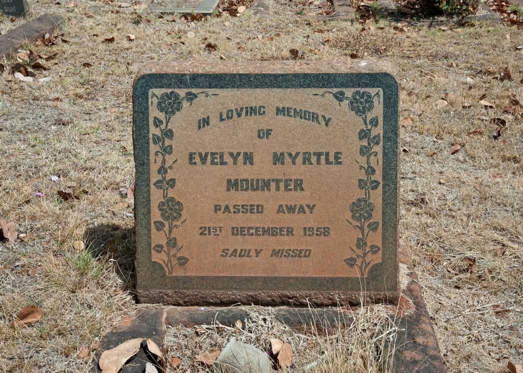 MOUNTER Evelyn Myrtle -1958