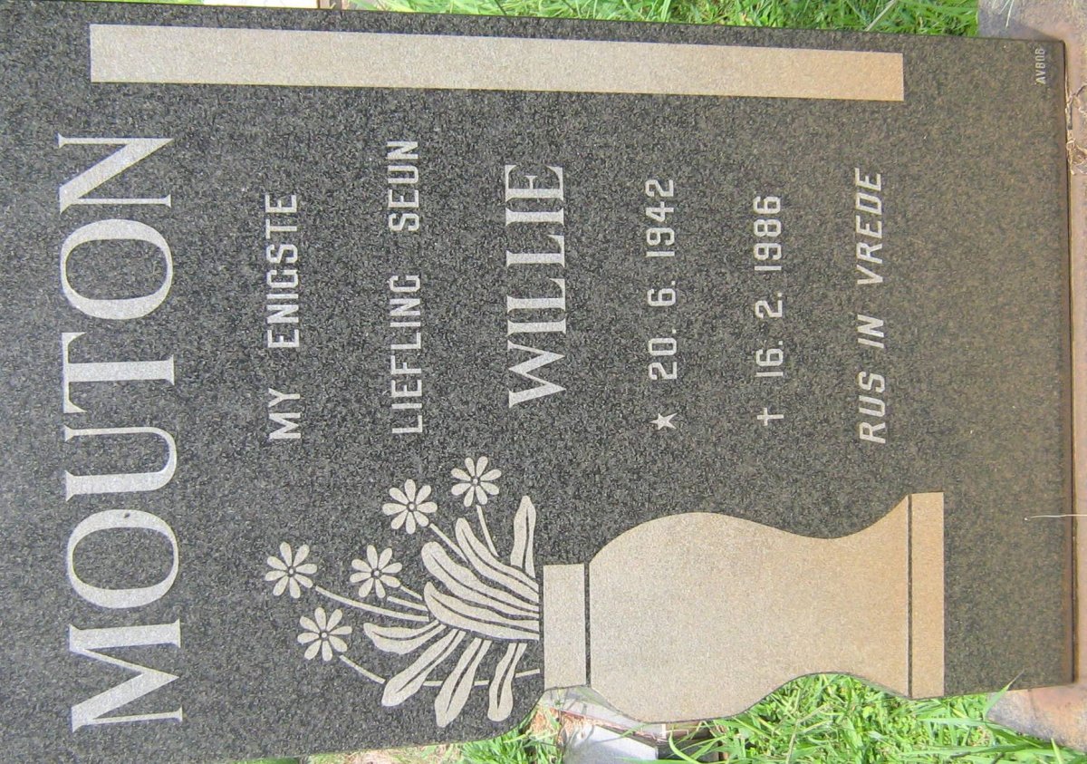 MOUTON Willie 1942-1986