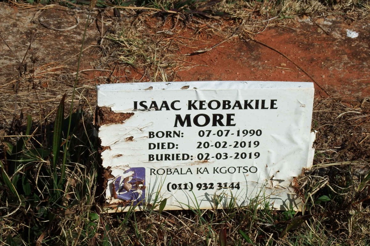 MORE Isaac Keobakile 1990-2019